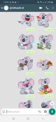 Stickers WA Koala For WAStickerApps android App screenshot 3